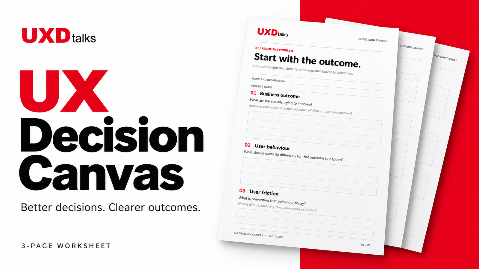 UX Decision Canvas